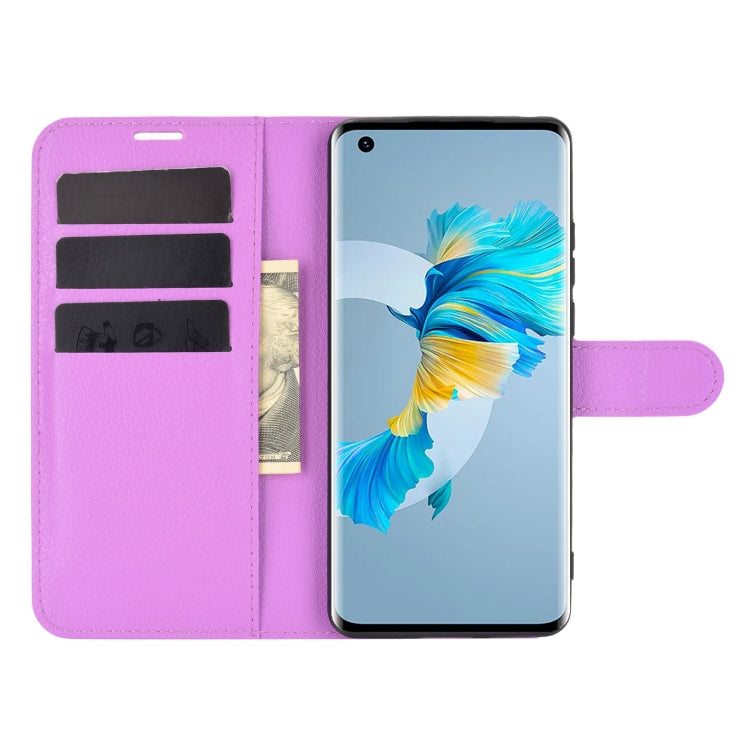 For Huawei Mate 40 Litchi Texture Horizontal Flip Protective Case with Holder & Card Slots & Wallet