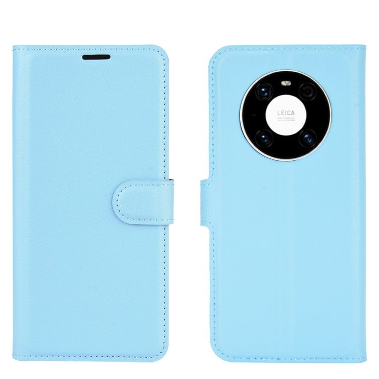 For Huawei Mate 40 Litchi Texture Horizontal Flip Protective Case with Holder & Card Slots & Wallet