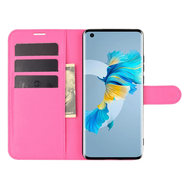 For Huawei Mate 40 Litchi Texture Horizontal Flip Protective Case with Holder & Card Slots & Wallet