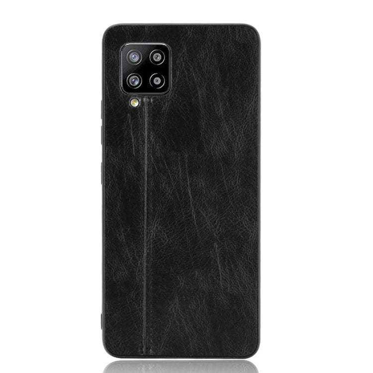 For Samsung Galaxy A42 5G Shockproof Sewing Cow Pattern Skin PC + PU + TPU Case