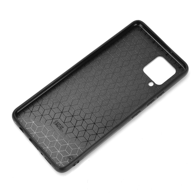 For Samsung Galaxy A42 5G Shockproof Sewing Cow Pattern Skin PC + PU + TPU Case
