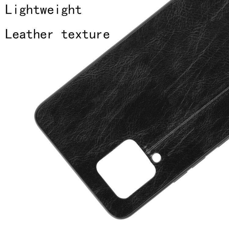For Samsung Galaxy A42 5G Shockproof Sewing Cow Pattern Skin PC + PU + TPU Case