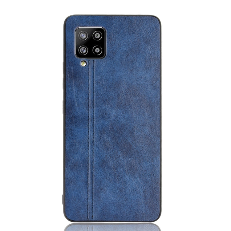 For Samsung Galaxy A42 5G Shockproof Sewing Cow Pattern Skin PC + PU + TPU Case