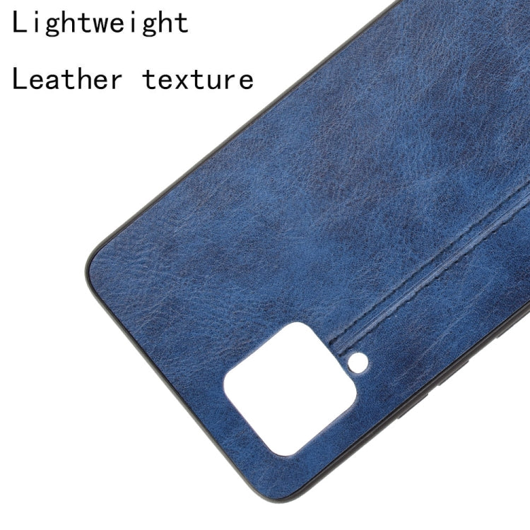 For Samsung Galaxy A42 5G Shockproof Sewing Cow Pattern Skin PC + PU + TPU Case