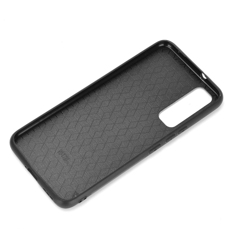 For vivo Y73s/S7e Shockproof Sewing Cow Pattern Skin PC + PU + TPU Case