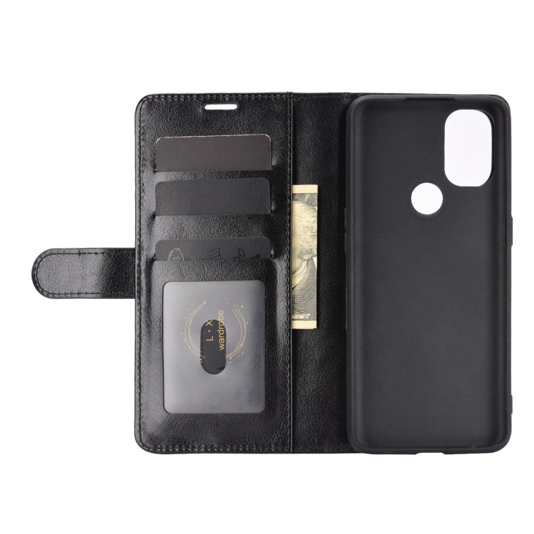 For OnePlus Nord N10 5G R64 Texture Single Horizontal Flip Protective Case with Holder & Card Slots & Wallet& Photo Frame