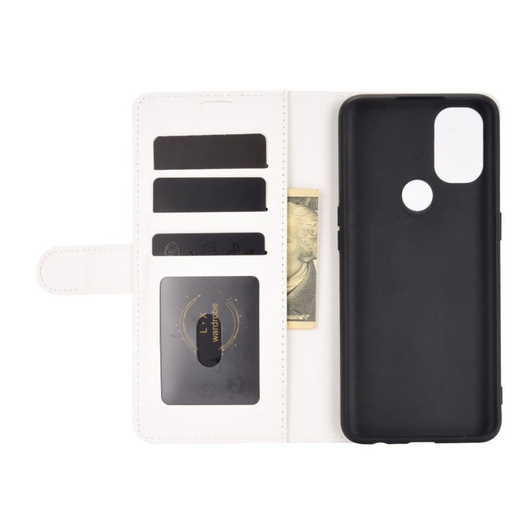 For OnePlus Nord N10 5G R64 Texture Single Horizontal Flip Protective Case with Holder & Card Slots & Wallet& Photo Frame