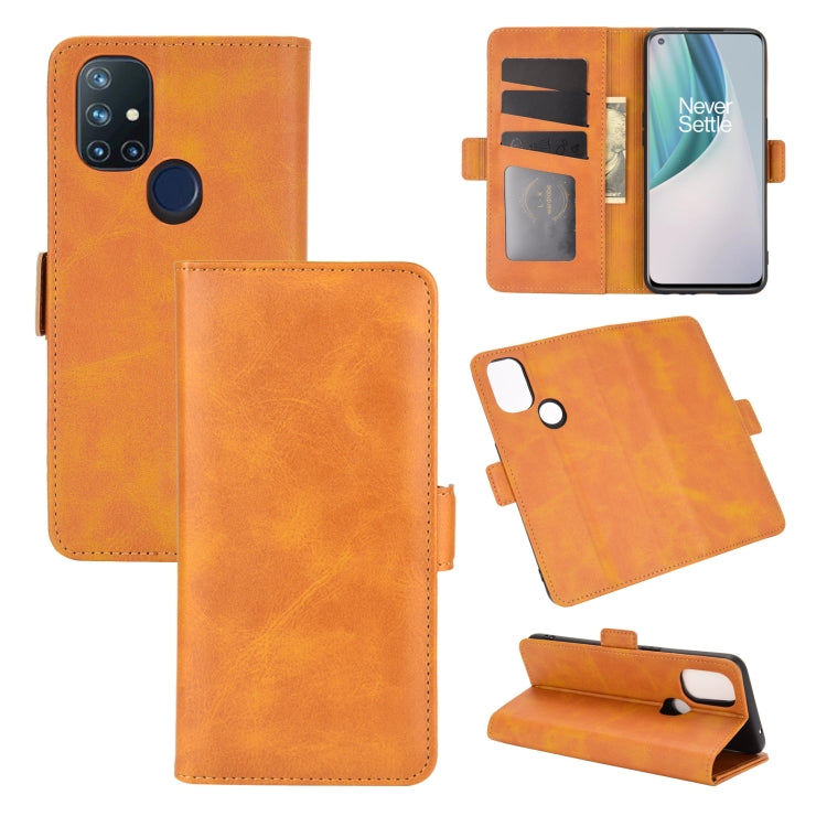 For OnePlus Nord N10 5G Dual-side Magnetic Buckle Horizontal Flip Leather Case with Holder & Card Slots & Wallet