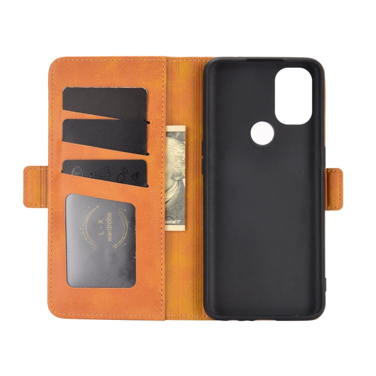 For OnePlus Nord N10 5G Dual-side Magnetic Buckle Horizontal Flip Leather Case with Holder & Card Slots & Wallet