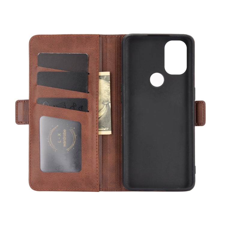 For OnePlus Nord N10 5G Dual-side Magnetic Buckle Horizontal Flip Leather Case with Holder & Card Slots & Wallet