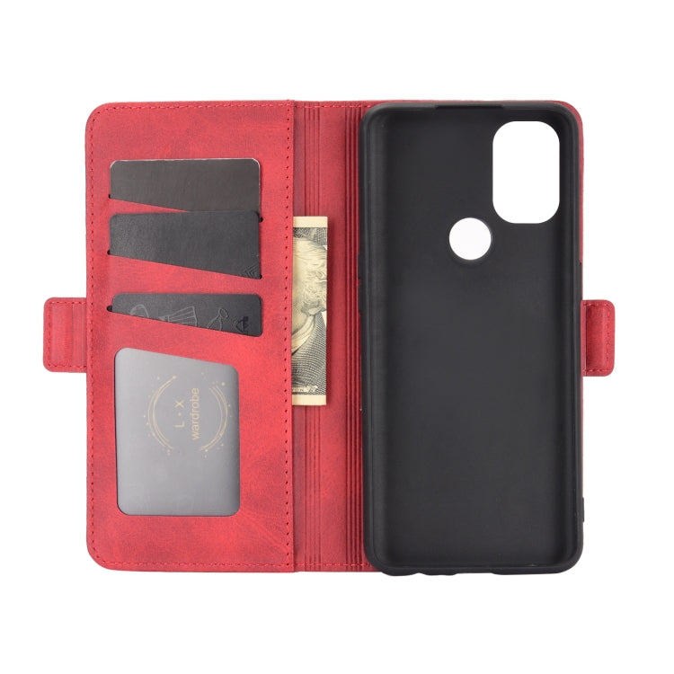 For OnePlus Nord N10 5G Dual-side Magnetic Buckle Horizontal Flip Leather Case with Holder & Card Slots & Wallet