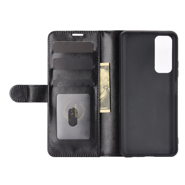 For Huawei P smart 2021 R64 Texture Single Horizontal Flip Protective Case with Holder & Card Slots & Wallet& Photo Frame