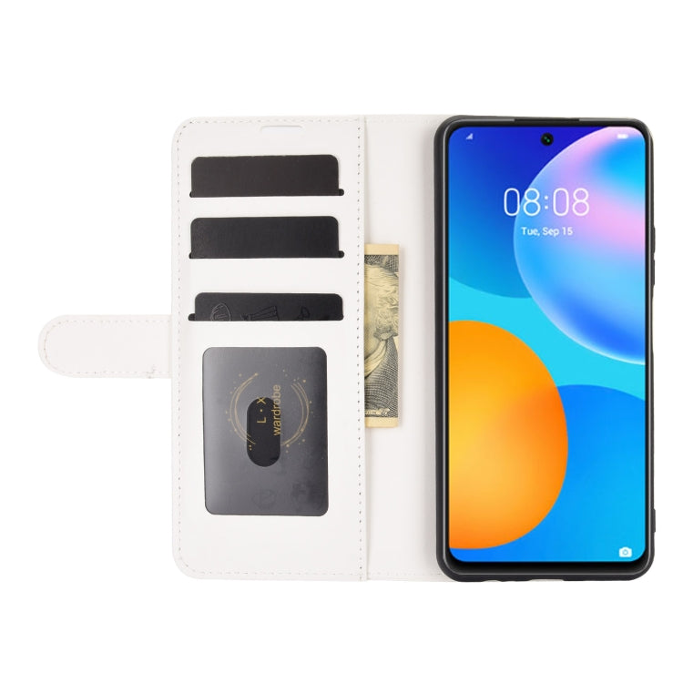 For Huawei P smart 2021 R64 Texture Single Horizontal Flip Protective Case with Holder & Card Slots & Wallet& Photo Frame