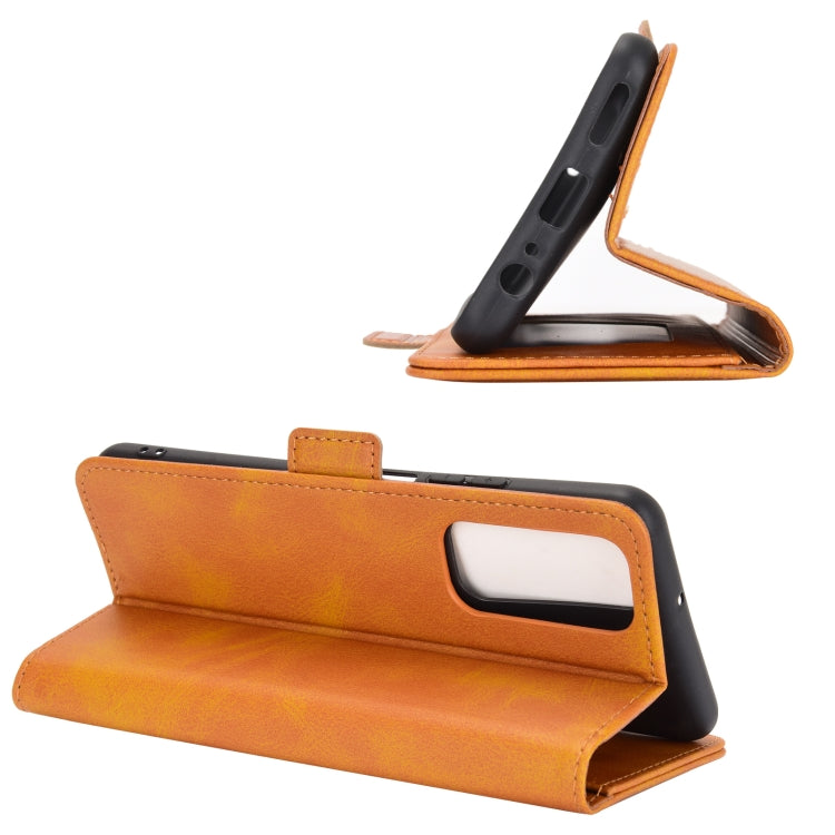 For Huawei P smart 2021  Dual-side Magnetic Buckle Horizontal Flip Leather Case with Holder & Card Slots & Wallet