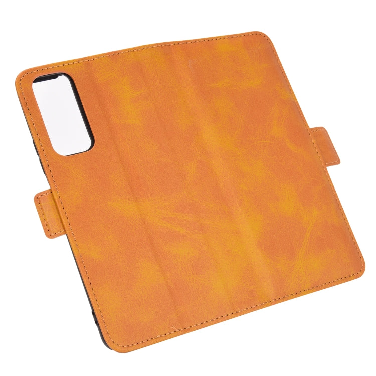 For Huawei P smart 2021  Dual-side Magnetic Buckle Horizontal Flip Leather Case with Holder & Card Slots & Wallet