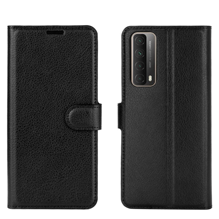 For Huawei P smart 2021 Litchi Texture Horizontal Flip Protective Case with Holder & Card Slots & Wallet
