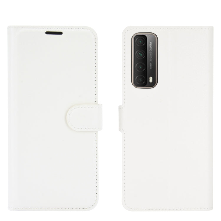 For Huawei P smart 2021 Litchi Texture Horizontal Flip Protective Case with Holder & Card Slots & Wallet