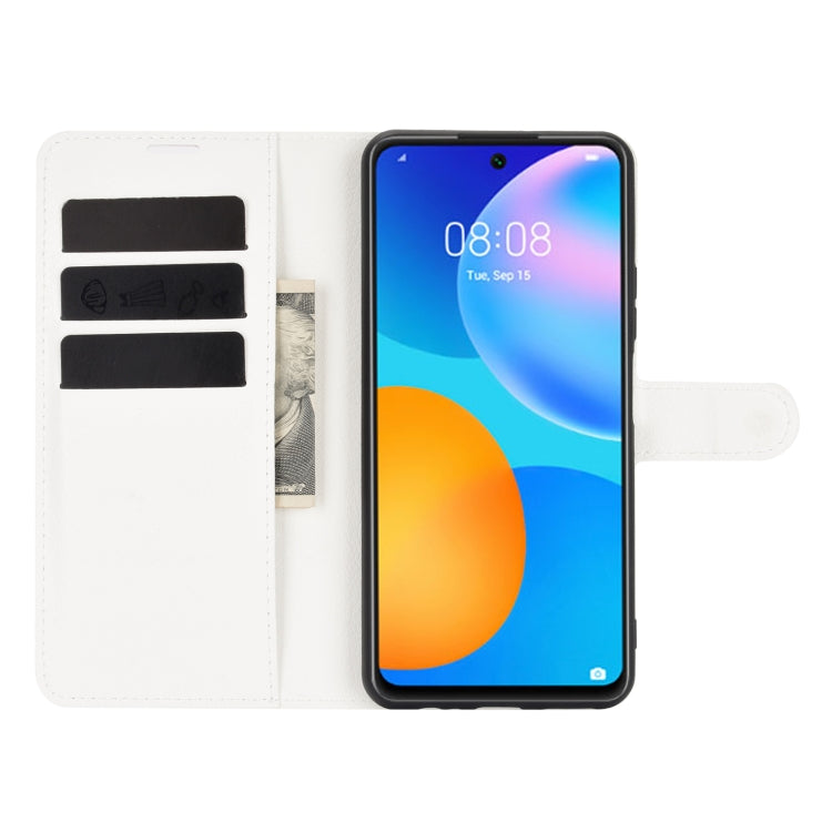 For Huawei P smart 2021 Litchi Texture Horizontal Flip Protective Case with Holder & Card Slots & Wallet