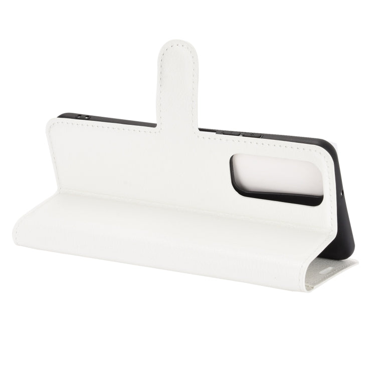 For Huawei P smart 2021 Litchi Texture Horizontal Flip Protective Case with Holder & Card Slots & Wallet