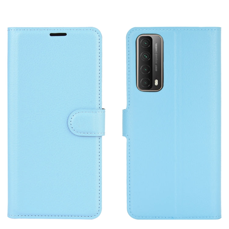 For Huawei P smart 2021 Litchi Texture Horizontal Flip Protective Case with Holder & Card Slots & Wallet