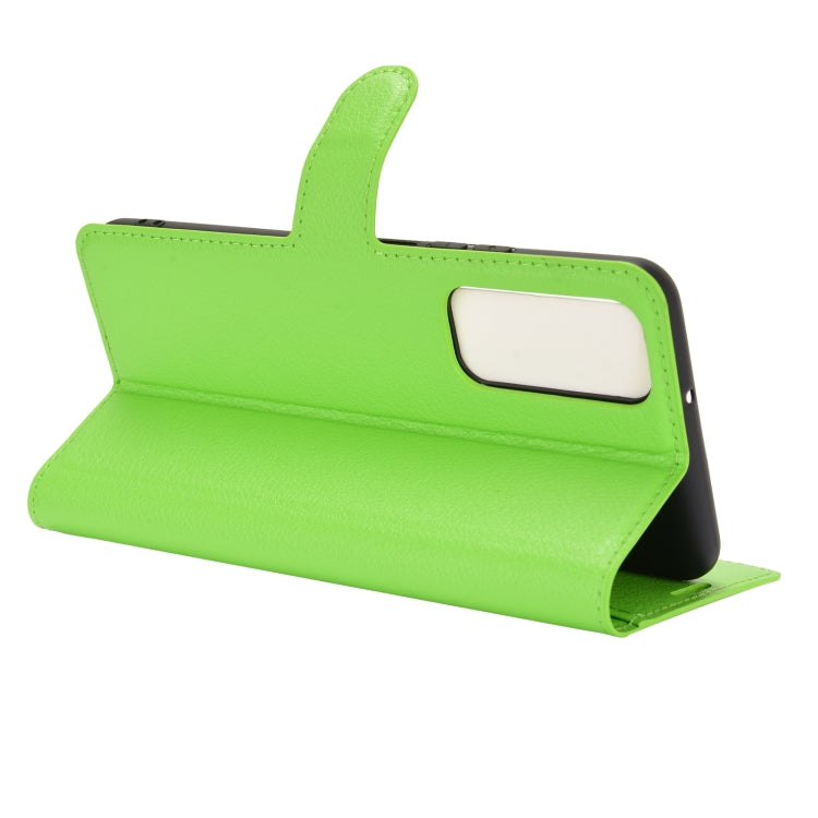 For Huawei P smart 2021 Litchi Texture Horizontal Flip Protective Case with Holder & Card Slots & Wallet