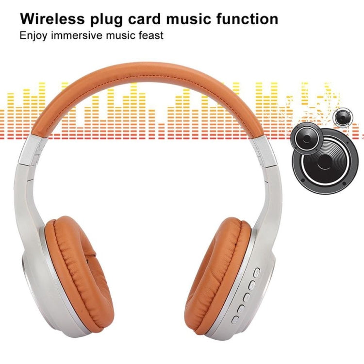 BT1607 ABS Portable Bluetooth Headset Foldable Earphone Support Wireless Card Music Function