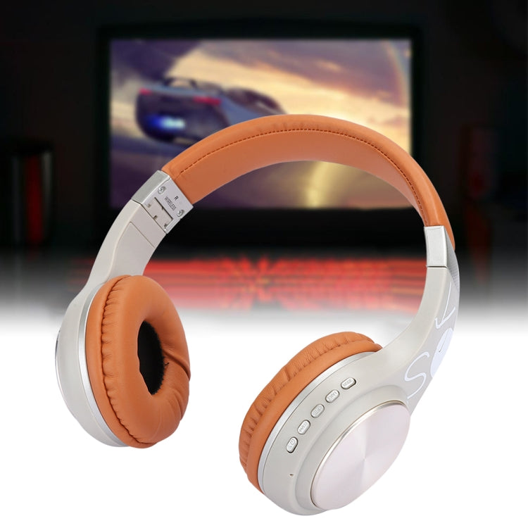 BT1607 ABS Portable Bluetooth Headset Foldable Earphone Support Wireless Card Music Function