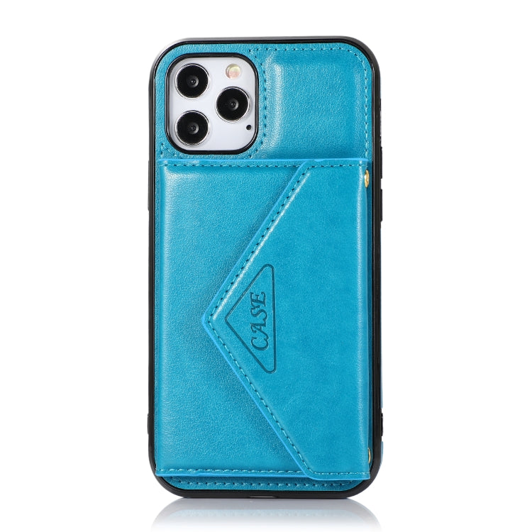 For iPhone 12 Pro Max Multi-functional Cross-body Card Bag TPU+PU Back Cover Case with Holder & Card Slot & Wallet
