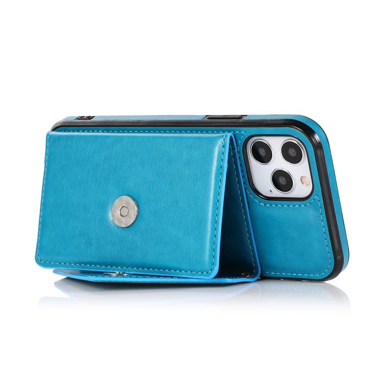 For iPhone 12 Pro Max Multi-functional Cross-body Card Bag TPU+PU Back Cover Case with Holder & Card Slot & Wallet