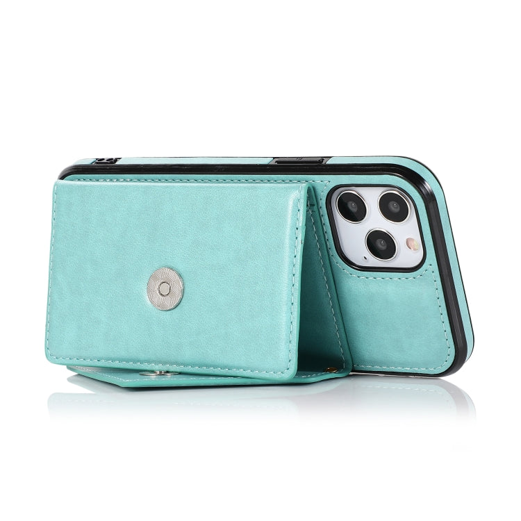 For iPhone 12 Pro Max Multi-functional Cross-body Card Bag TPU+PU Back Cover Case with Holder & Card Slot & Wallet