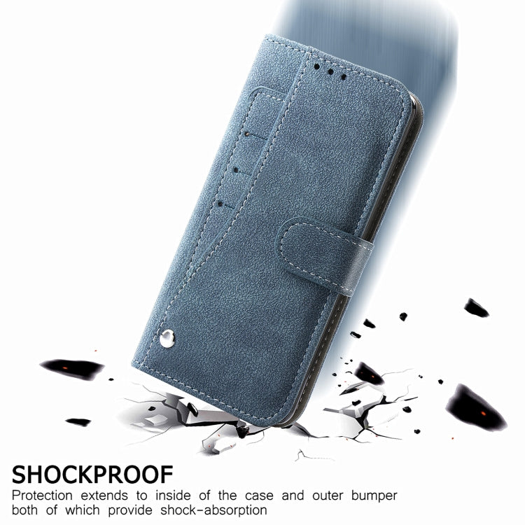 For iPhone 12 Pro Max Rotary Card Matte PU Leather Case with Card Slots & Photo Frame & Holder
