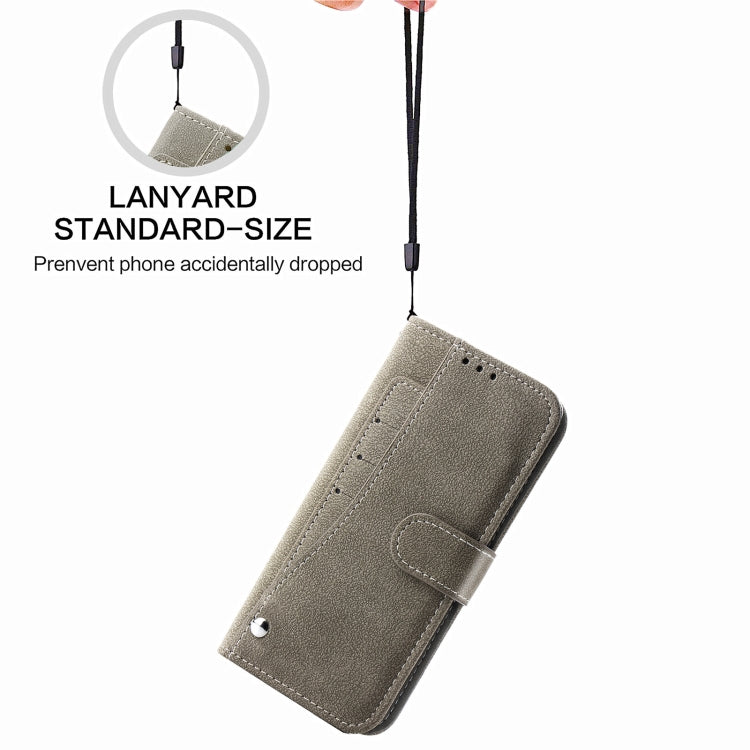 For iPhone 12 Pro Max Rotary Card Matte PU Leather Case with Card Slots & Photo Frame & Holder