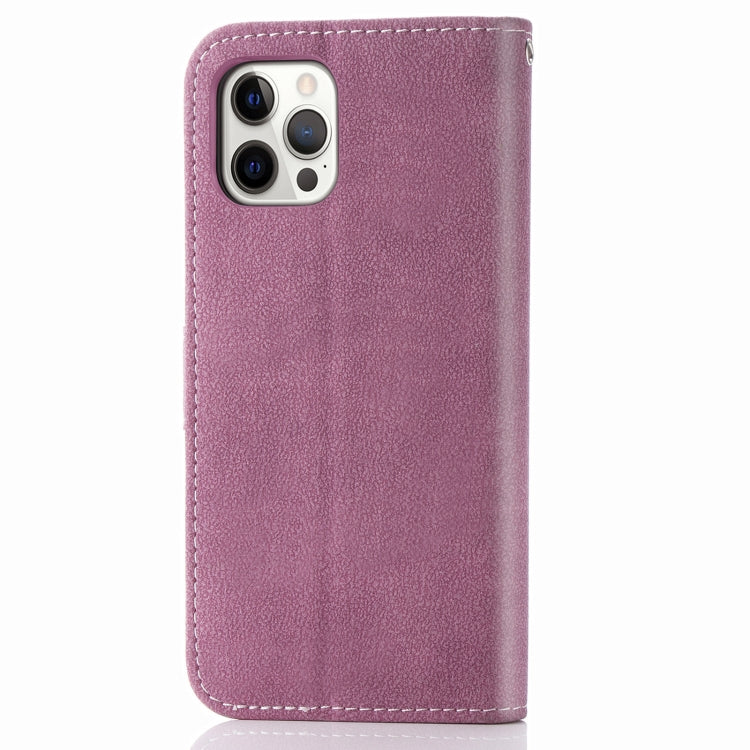 For iPhone 12 mini Rotary Card Matte PU Leather Case with Card Slots & Photo Frame & Holder