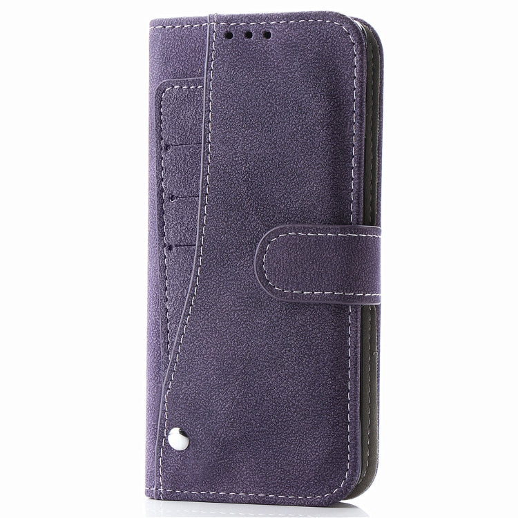 For iPhone 12 mini Rotary Card Matte PU Leather Case with Card Slots & Photo Frame & Holder