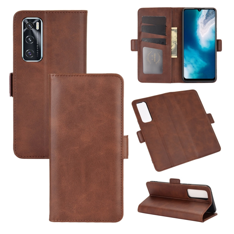 For VIVO V20SE Dual-side Magnetic Buckle Horizontal Flip Leather Case with Holder & Card Slots & Wallet