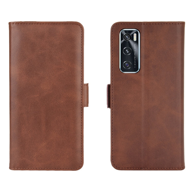 For VIVO V20SE Dual-side Magnetic Buckle Horizontal Flip Leather Case with Holder & Card Slots & Wallet
