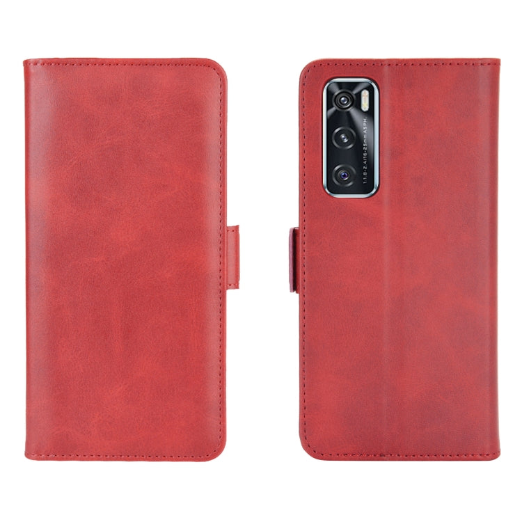For VIVO V20SE Dual-side Magnetic Buckle Horizontal Flip Leather Case with Holder & Card Slots & Wallet