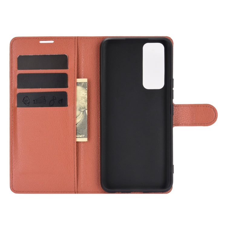 For vivo V20 SE Litchi Texture Horizontal Flip Protective Case with Holder & Card Slots & Wallet
