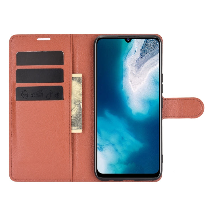 For vivo V20 SE Litchi Texture Horizontal Flip Protective Case with Holder & Card Slots & Wallet