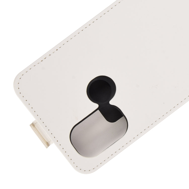 For OnePlus Nord N100 R64 Texture Single Vertical Flip Leather Protective Case with Card Slots & Photo Frame