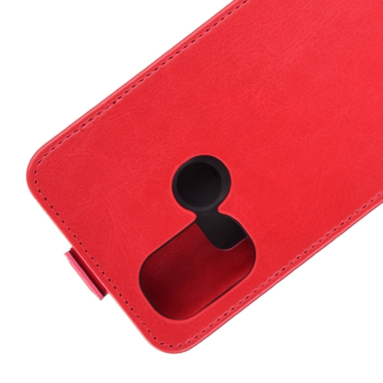 For OnePlus Nord N100 R64 Texture Single Vertical Flip Leather Protective Case with Card Slots & Photo Frame