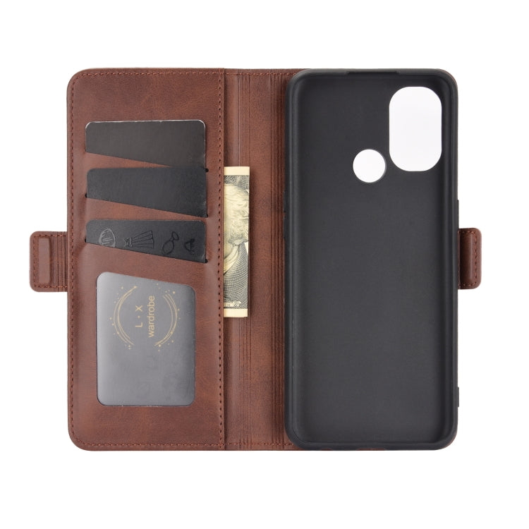 For OnePlus Nord N100 Dual-side Magnetic Buckle Horizontal Flip Leather Case with Holder & Card Slots & Wallet