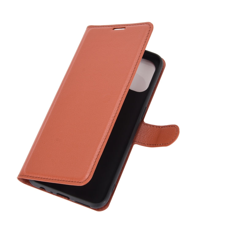 For OnePlus Nord N100 Litchi Texture Horizontal Flip Protective Case with Holder & Card Slots & Wallet