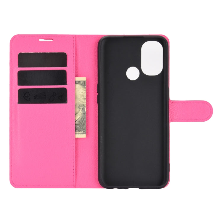 For OnePlus Nord N100 Litchi Texture Horizontal Flip Protective Case with Holder & Card Slots & Wallet