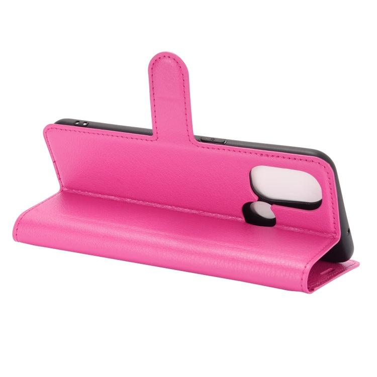 For OnePlus Nord N100 Litchi Texture Horizontal Flip Protective Case with Holder & Card Slots & Wallet