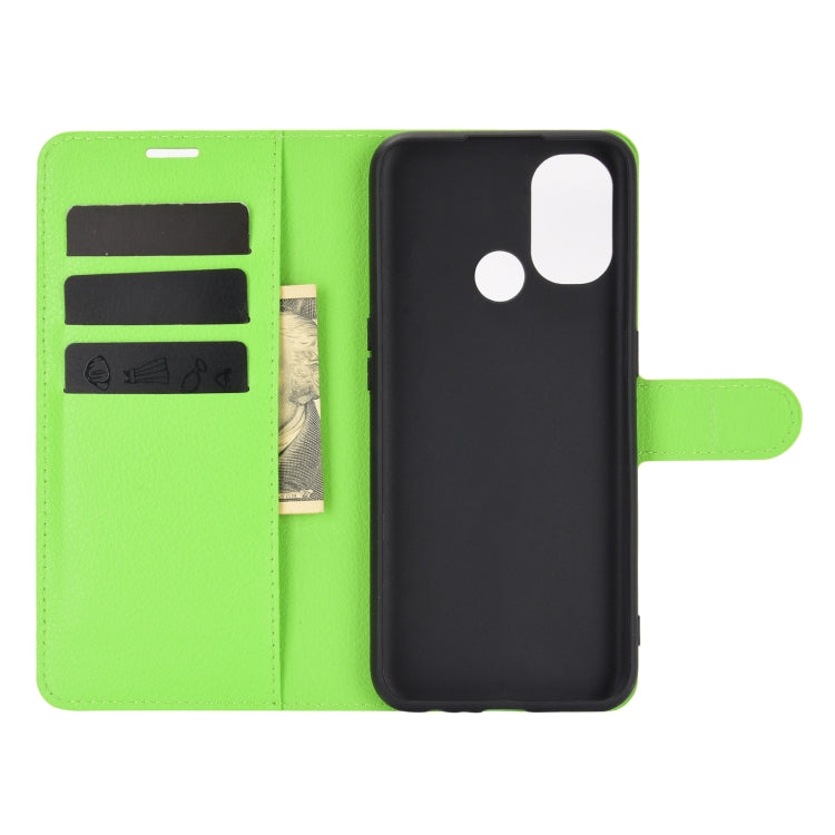 For OnePlus Nord N100 Litchi Texture Horizontal Flip Protective Case with Holder & Card Slots & Wallet