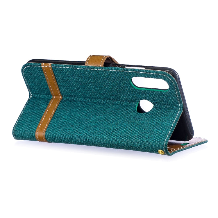 Color Matching Denim Texture Leather Case for Xiaomi Redmi 7, with Holder & Card Slots & Wallet & Lanyard