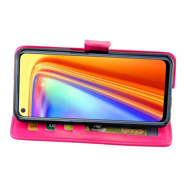 For OPPO Realme 7/Narzo 20 Pro Crazy Horse Texture Leather Horizontal Flip Protective Case with Holder & Card Slots & Wallet & Photo Frame