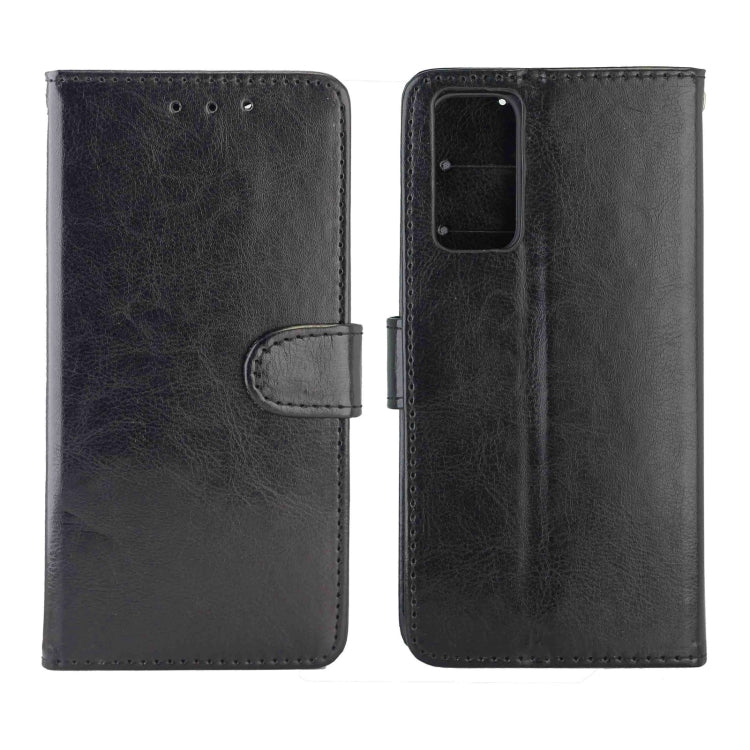 For OPPO Realme 7 Pro Crazy Horse Texture Leather Horizontal Flip Protective Case with Holder & Card Slots & Wallet & Photo Frame