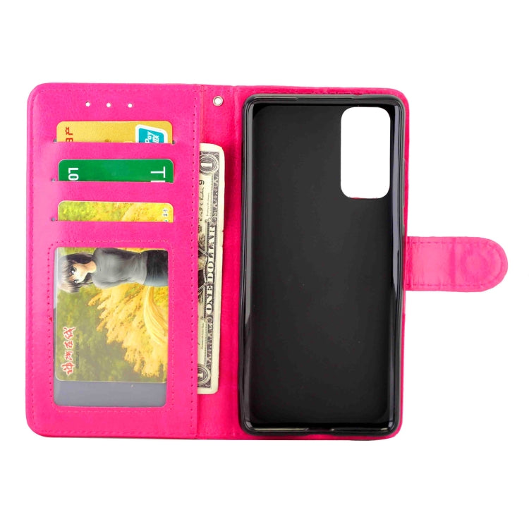 For OPPO Realme 7 Pro Crazy Horse Texture Leather Horizontal Flip Protective Case with Holder & Card Slots & Wallet & Photo Frame